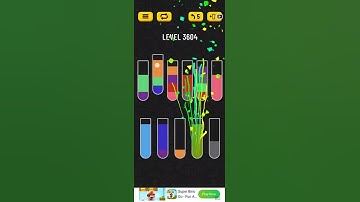 water sort puzzle level 3604