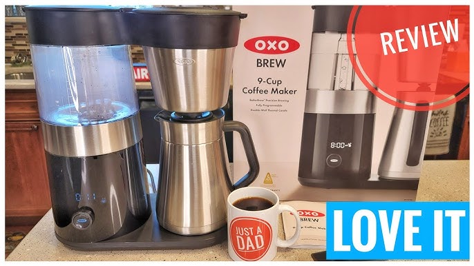 Oxo Brew-9 cup Coffee Maker Review - Better Than Chemex? 