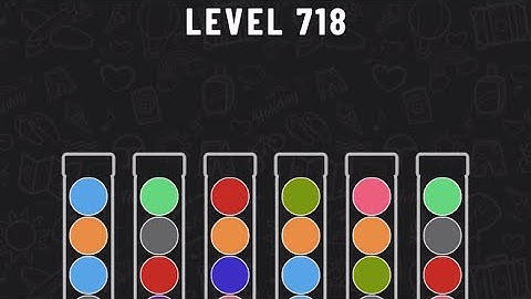 Ball Sort Puzzle Level 718 #ballsortpuzzle #ballsortpuzzlegameplay #puzzlegame #mobilegames