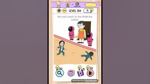 Brain Test Level 359 He must reach to the finish line saftey