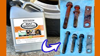 HOW TO DISSOLVE RUST OFF METAL