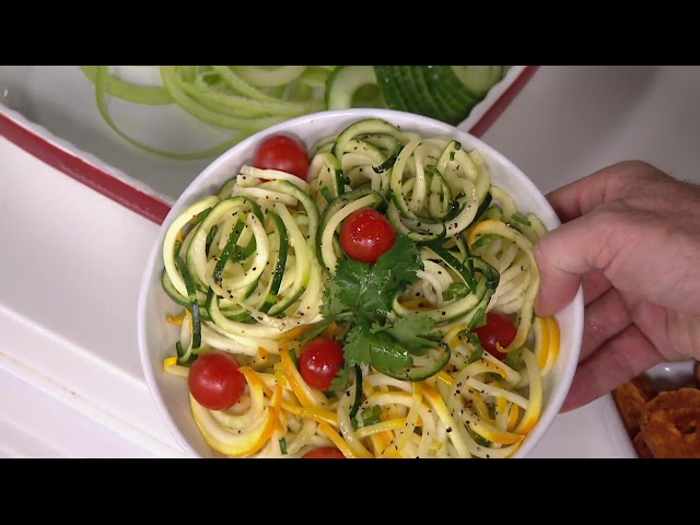 VIDEO: Using the Spiralizer Plus with Peel, Core, and Slice