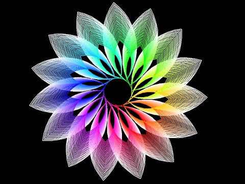 Drawing Flower Pattern Using Python