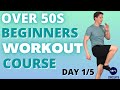 Over 50s beginners  full body  cardio workout  workout course day 15