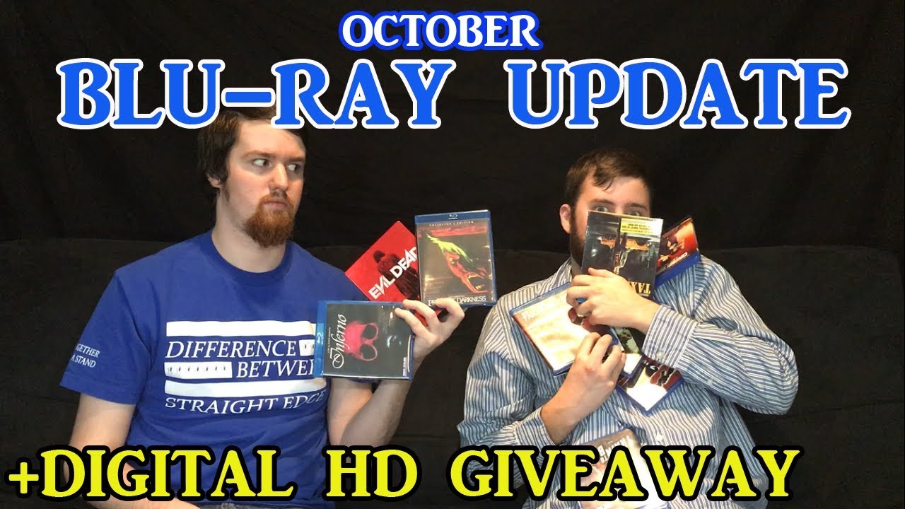 Blu-ray Update & Digital HD Code Giveaway - October 2017