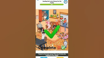 Annoying Puzzle Game Level 4 Topic Handing out lucky money for the family? #annoyingpuzzlegame