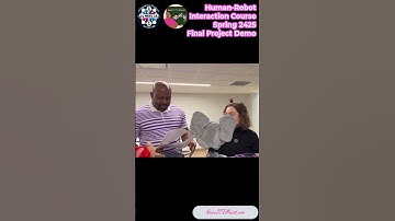 Human-Robot Interaction Final Project Demo #HRI #Engineering #STEM #Professor #NoireSTEMinist
