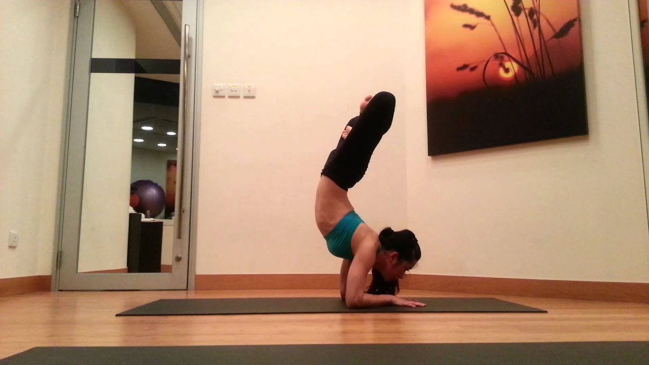 push up to elbow stand and variations - YouTube