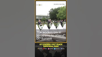 G7 leaders lay wreaths at Peace Memorial Park | WION Shorts