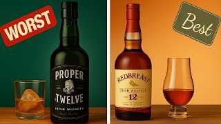 10 Irish Whiskey Brands Ranked From Worst To Best