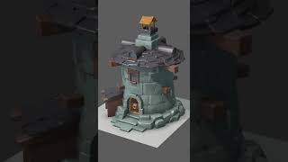 3D MEDIEVAL TOWER #003