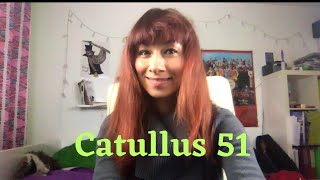 Catullus 51 Metre Tutorial (Ille mi par esse deo videtur), Sapphic Stanza, Latin recitation