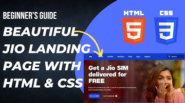 Beautiful Landing Page With HTML & CSS | Technical Mickey | Modern UI/UX Design