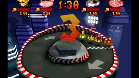 Crash Bash - Warp Room 3: Old Mines - 131) Dot Dash Lv. 5