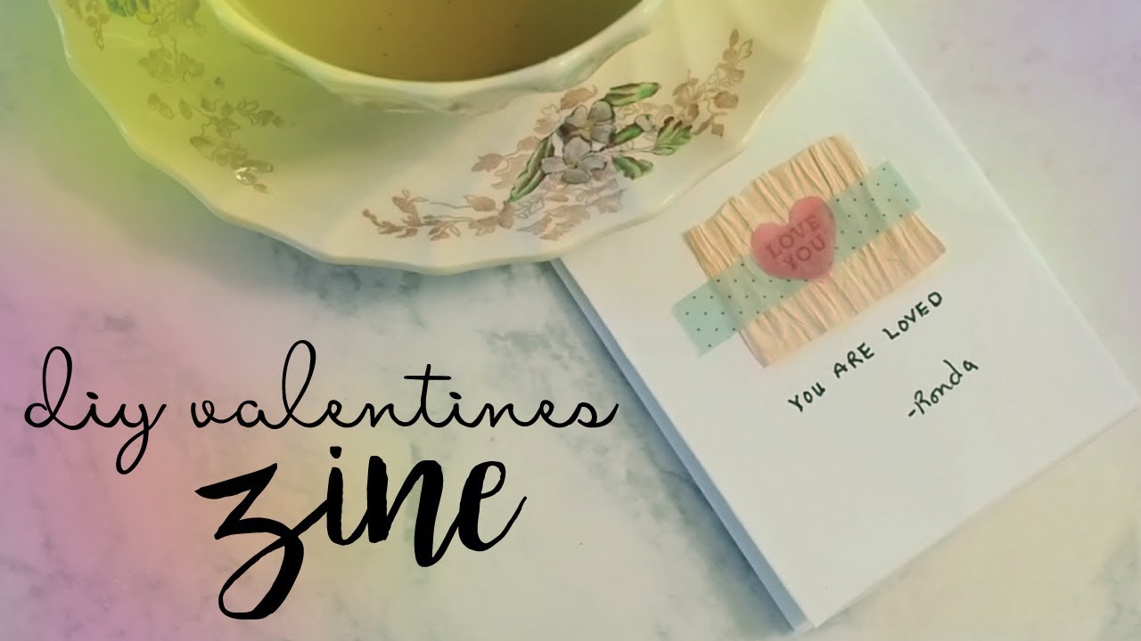 DIY Valentine's Day Zine YouTube