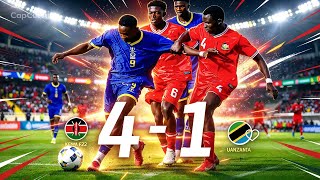 Kenya U23 vs Tanzania U23 [4-1] | Extended Highlights & All Goals