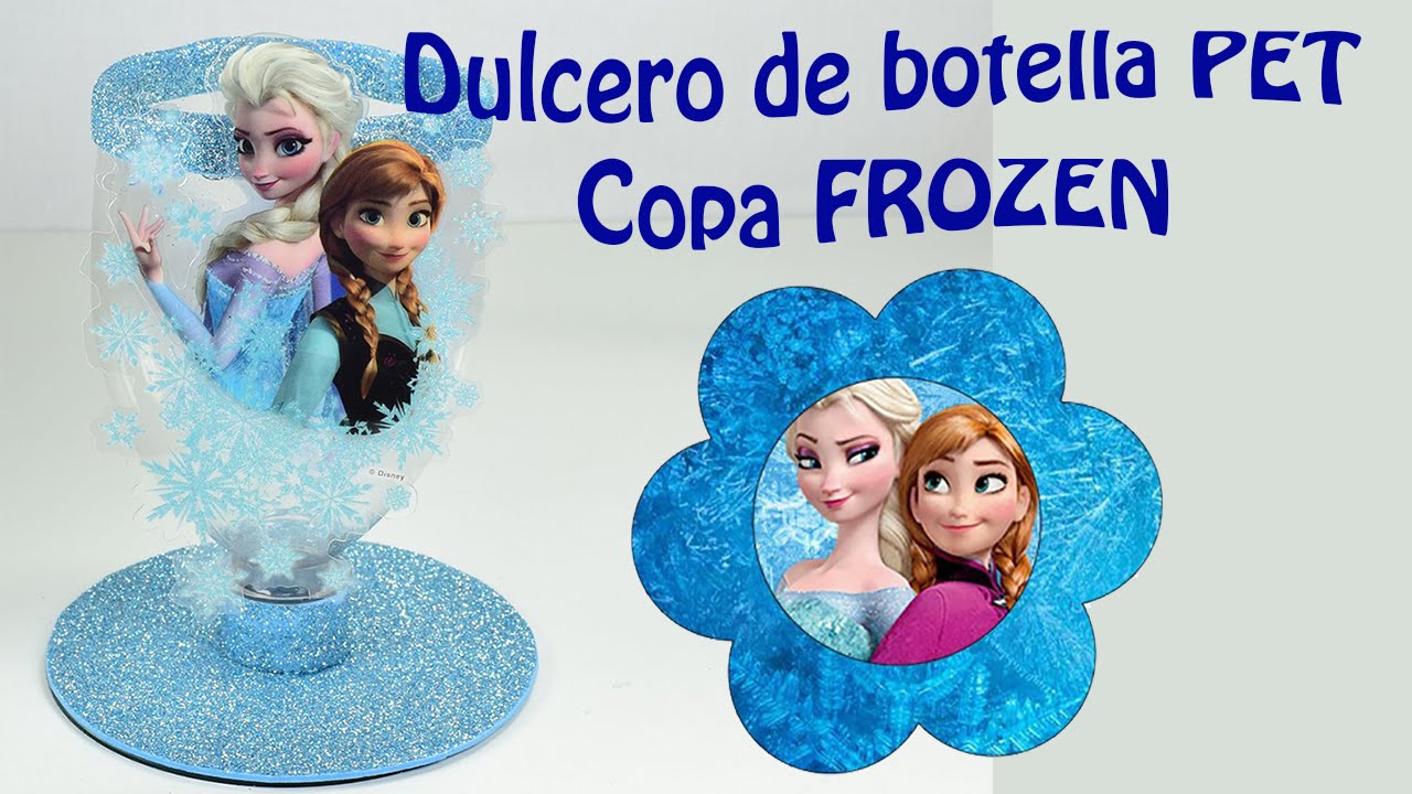 Frozen dulcero o centro de mesa con botellas PET | El Mundo de MyG