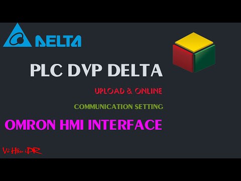 UPLOAD ONLINE PLC Delta DVP & HMI OMRON via USB RS232 RS485 Cable | ISP program software  Tutorial