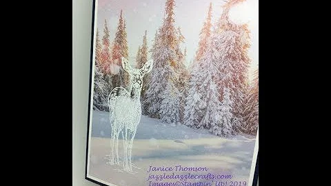 Simple Embossed Card with Stampin' Up! Feels like ...