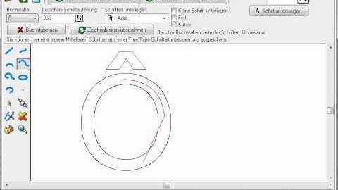 How to add a missing character to a single line font in CAD-KAS Font 2 DXF and G-Code