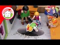 Playmobil Familie Hauser - Ein Loch im Boden - Prank in der Schule mit Lena