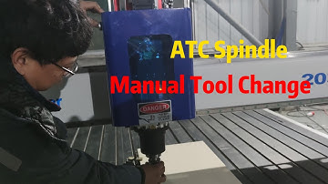 CNC Router With ATC Spindle But Manual Tool Change