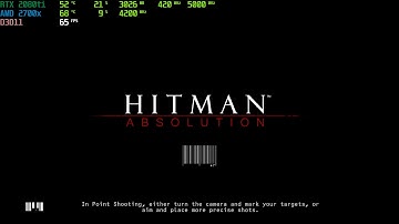 RTX 2080ti | Hitman Absolution | max graphic 4K
