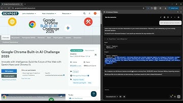 AI Assistant Sidebar Project Submission Video