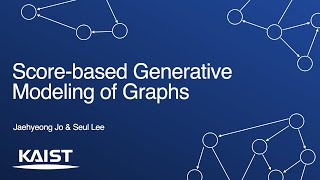 Score-based Generative Modeling of Graphs via the System of Stochastic Differential Equations