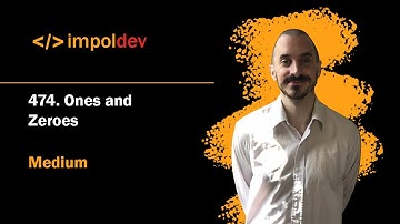 Ones and Zeroes | LeetCode 474 - Python (2 Solutions)