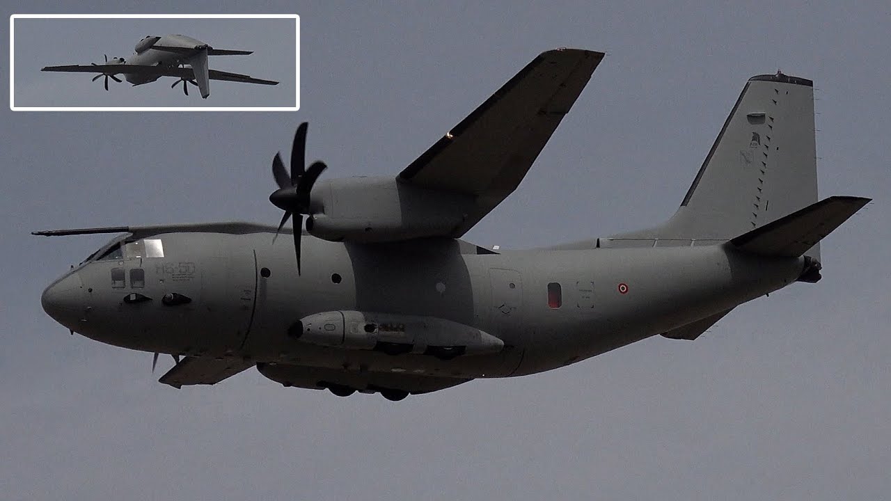 Military cargo plane rolls over several times during RIAT 