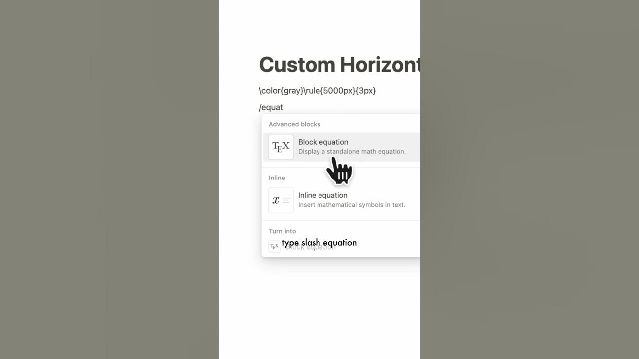 Custom Horizontal Dividers with Notion notion notionapp notiontips