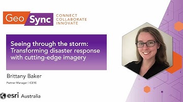 Transforming disaster response with cutting-edge imagery - Brittany Baker