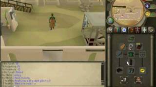 Weird fire cape glitch! BLACK fire cape!
