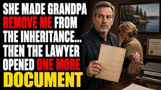 My Aunt Convinced Grandpa To Cut Me Out Of His Will — She Never Read The Second Document He Left