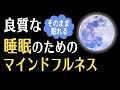 【瞑想 30分】寝る前マインドフルネス｜睡眠誘導｜月光のボディスキャン