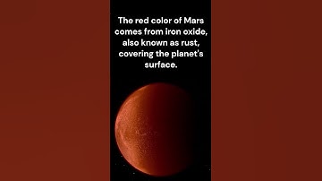 Why Mars is the Red Planet