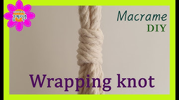 Macrame Wrapping knot_마크라메 기초매듭 랩핑매듭
