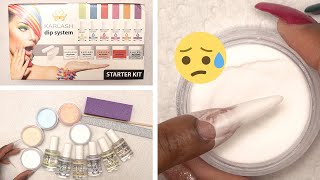 Testing a Dip Powder Nail Kit with NO REVIEWS from Amazon