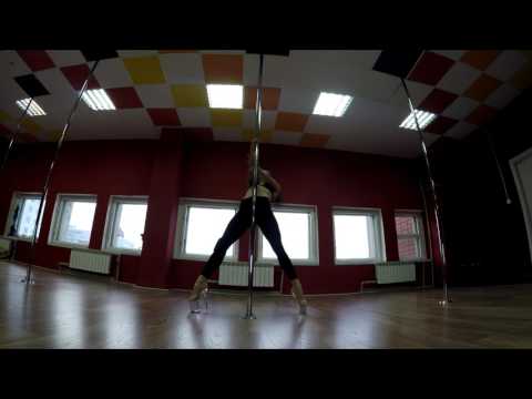 Exotic pole dance combo Lena Shershova
