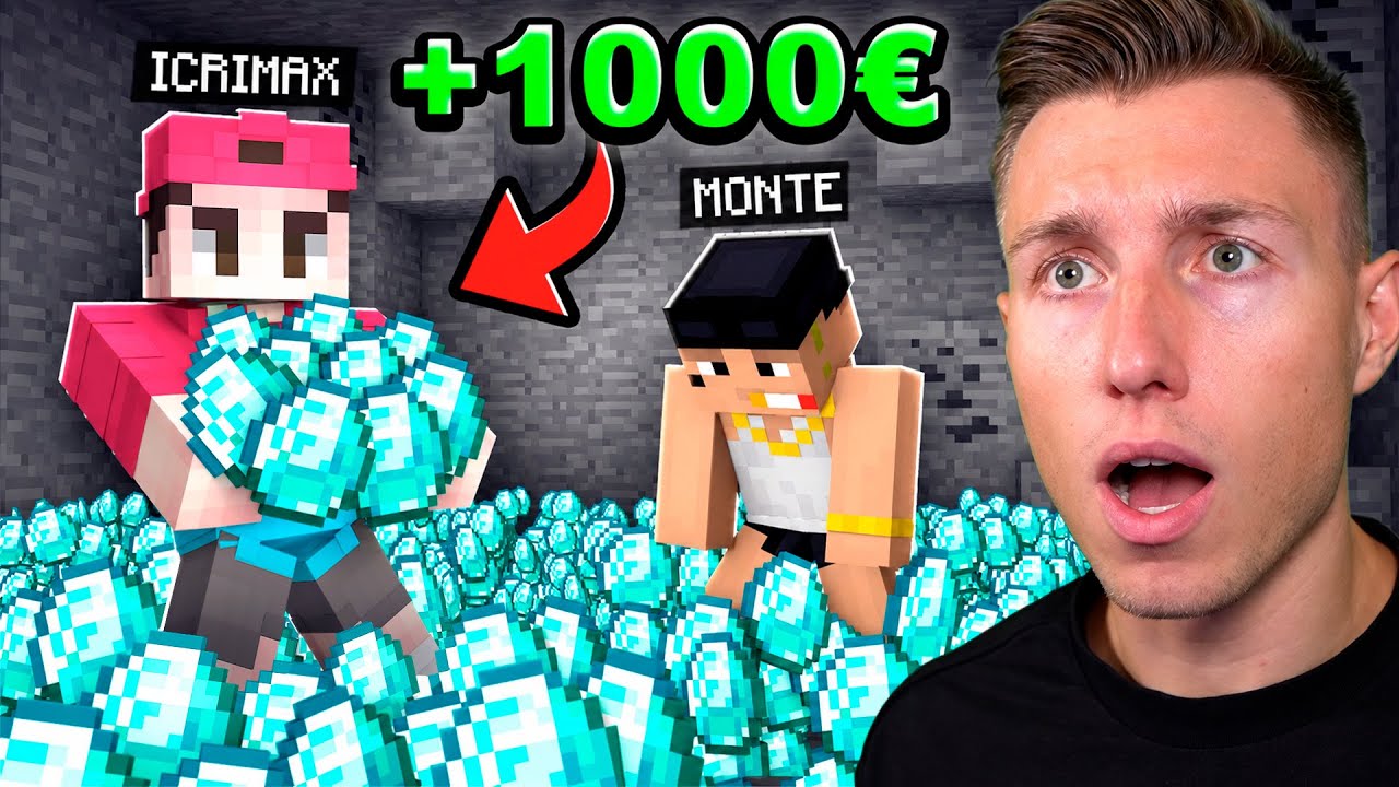 1000€ WER mehr DIAMANTEN FINDET in CRAFT ATTACK 14! (Gegen Monte) 