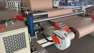 Jumbo Paper Roll Slitter Rewinder Auto Edge Correction Auto Tension Control