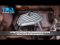 How to Replace Transmission Filter 2005-2010 Dodge Dakota