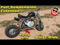 Full Suspension Coleman CT-200U-EX ~ Test Ride & Tune