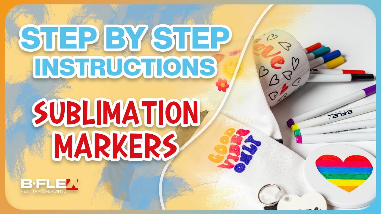 How to Use Sublimation Markers - Caught by Design