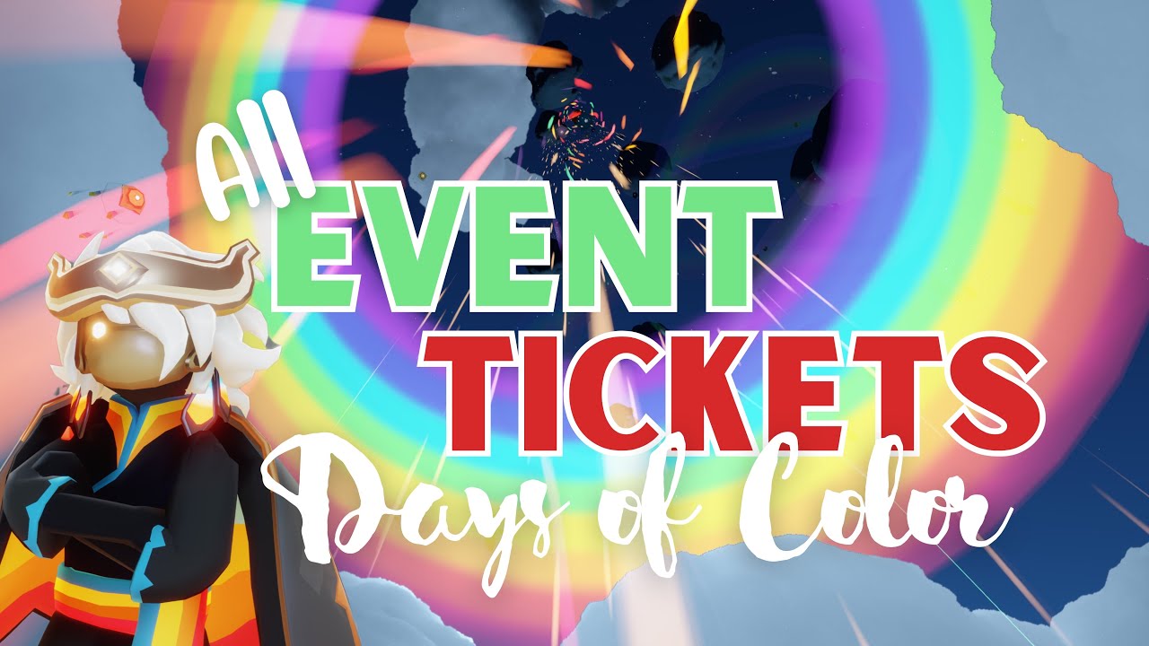 All hidden Event Tickets Location | Days of Color 2025 | Full Guide | Noob Mode