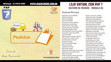 Loja Virtual PHP - Aula 01 - Módulo 03 - Pedidos