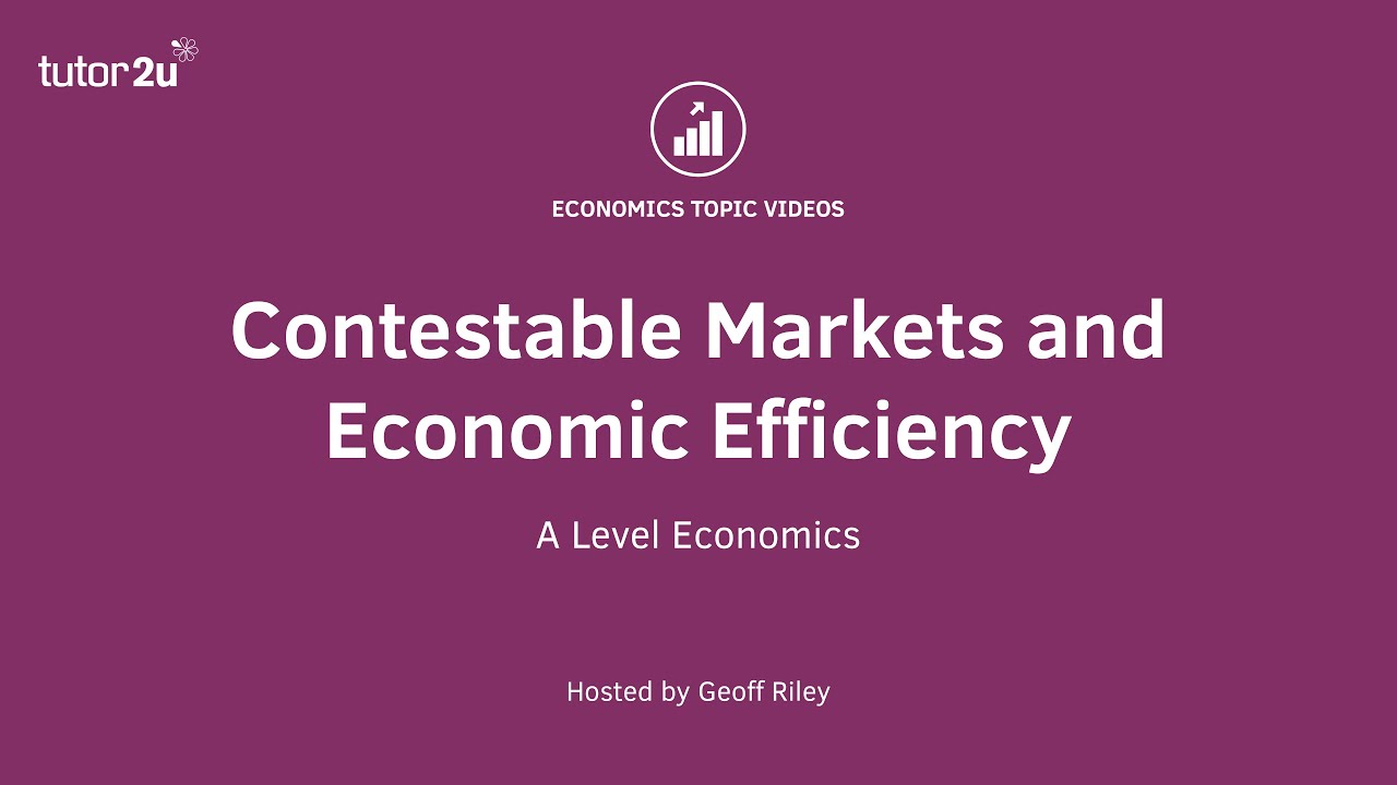 Contestable Markets and Economic Efficiency I A Level and IB Economics