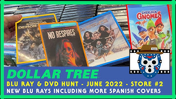 DOLLAR TREE Blu Ray & DVD Movie Hunt - June 2022 Store #2 - Anything New?