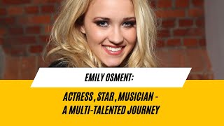 Emily Osment: Actress, Star, Musician - A Multi-Talented Journey #emilyosment